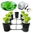 Hydroponics Grow System Kit 7 Buckets 5 Gallon Recirculating Deep Water
