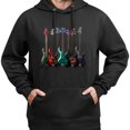 thumbnail image 3 of Sudadera Guitarras Eléctricas Coloridas Música Amantes, 3 of 5