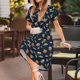 thumbnail image 3 of Balery Fast Food Vestidos sueltos de manga corta para mujer, vestidos de verano 2025, vestidos casuales de corte A con vuelo., 3 of 6