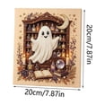 thumbnail image 2 of Halloween Ghost Pearl Bead Art DIY Kit, 3D Spooky Cute Mosaic for Adults, Fall Home Decor Wall Hanging, Gift for Craft Lovers, 2 of 6