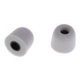 thumbnail image 7 of 5 pairs of 4.5 mm memory foam tips ear tips for headphones M gray, 7 of 7