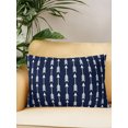 thumbnail image 2 of Outdoor Pillows Waterproof, Navy Blue Arrows Bedding Throw Pillows with Insert for Couch Sofa Bed, Modern Abstract Art Ethnic Tribal 12x20 Inch Pillowcases Decorative Camping Patio Pillow Set of 1, 2 of 8