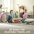 thumbnail image 3 of Zimtown 3 Piece Nested Spinner Suitcase Luggage Set With TSA Lock Champagne Gold, 3 of 14