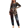 thumbnail image 2 of Horror Freddy Krueger Unisex Onesie Pajamas Zipper Jumpsuit Hooded One Piece Sleepwear for Family Mens Womens, 2 of 8