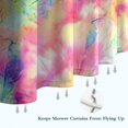 thumbnail image 6 of Colorful Tie Dye Pattern Shower Curtain 72"x84" ,Bathroom Decorative Shower Curtains Set with 12 Hooks,Modern Waterproof Washable Shower Curtain, 6 of 6