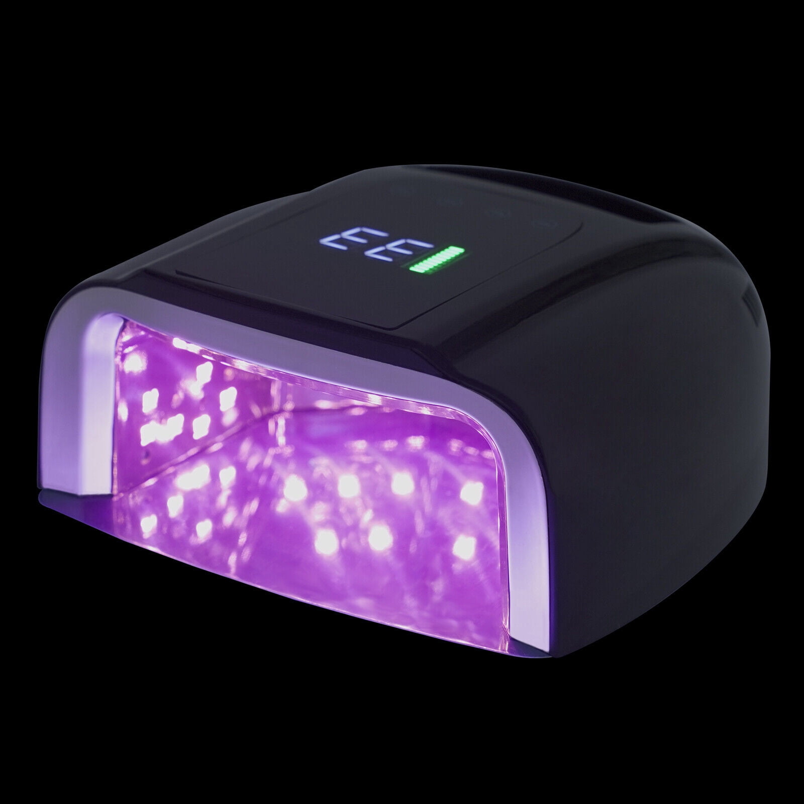 Modern UV 42pcs-LED Nail Lamp Curing Lamp Professional Nail Dryer for Salon Home Black