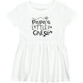 thumbnail image 3 of Inktastic Papa's Little Girl with Hearts Flower and Butterfly Girls Baby Dress, 3 of 5