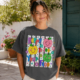thumbnail image 3 of Happy To See Your Face Comfort Colors Shirt, Cute Apple Teacher Graphic Tee, Back to School Classroom Gift for Women, 3 of 6