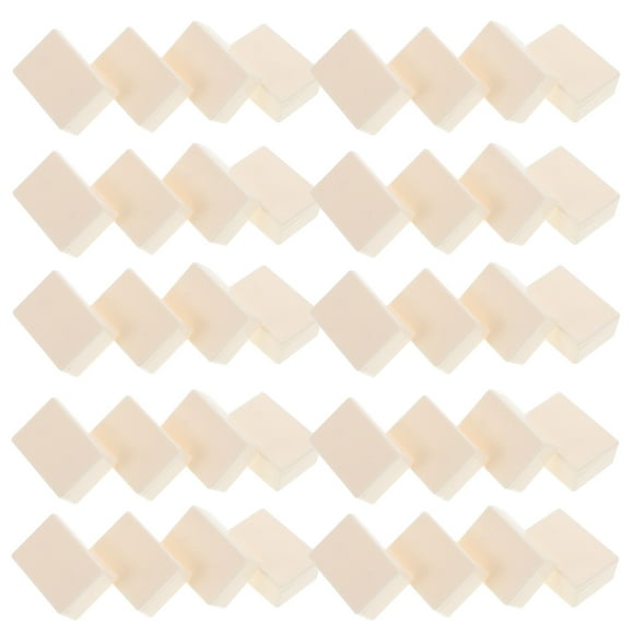 Acrylic Game Pieces White Stacking Counting Markers DIY Mahjong Board Game Blocks for Creative Play Decoration Table Games