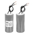 thumbnail image 3 of CBB60 60uf Capacitor de Arranque, 1Pcs AC 250V 2 Cables 50/60Hz Cilindro Gris 100x50mm para Bombas de Agua, Lavadoras, 3 of 5