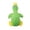 Green, variant on Plush Duck Squeaky Dog Toy for Aggressive Chewers Interaction Resistant Fetch Play Crinkle Sound Paper Stuffed Animal Figurine for Small Medium Dogs, Yellow 11 Inch
