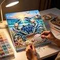 thumbnail image 4 of Pearl Diamond Art Ocean Theme Pearl Art Diy Kit Beaded Pearl Art Kit Pearl Wall Art Pearl Art Kits For Adults Pearl Art Diy Kit Diamond Pearl Art, 4 of 5
