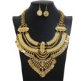 thumbnail image 2 of Fashion Vintage Bib Necklace Bohemia Statement Coin Necklace and Earrings Punk Ethnic Style Jewelry Sets for Women, 2 of 11