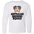thumbnail image 3 of Inktastic Dog Australian Shepherd Squad Long Sleeve Youth T-Shirt, 3 of 5