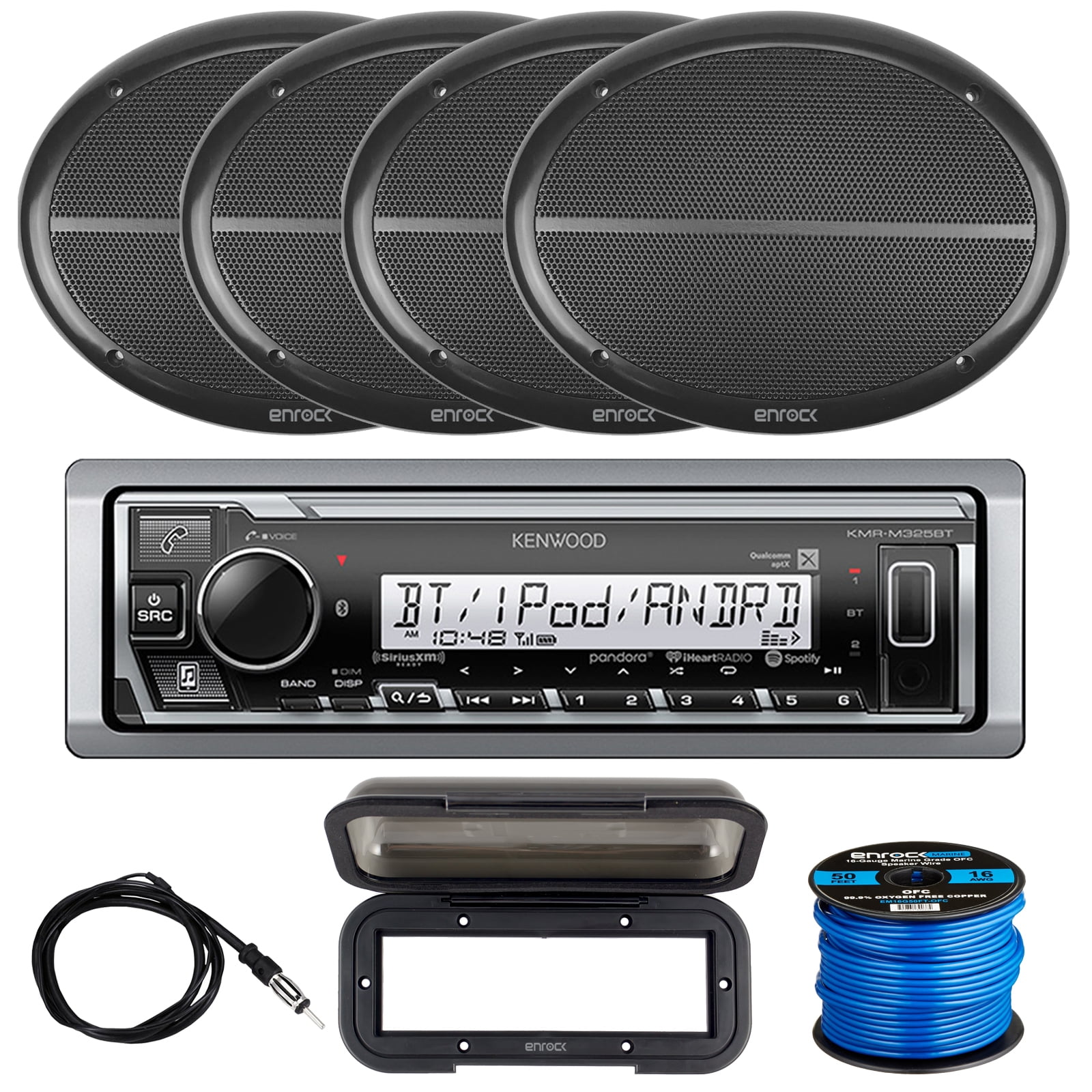 marine radio and speakers walmart