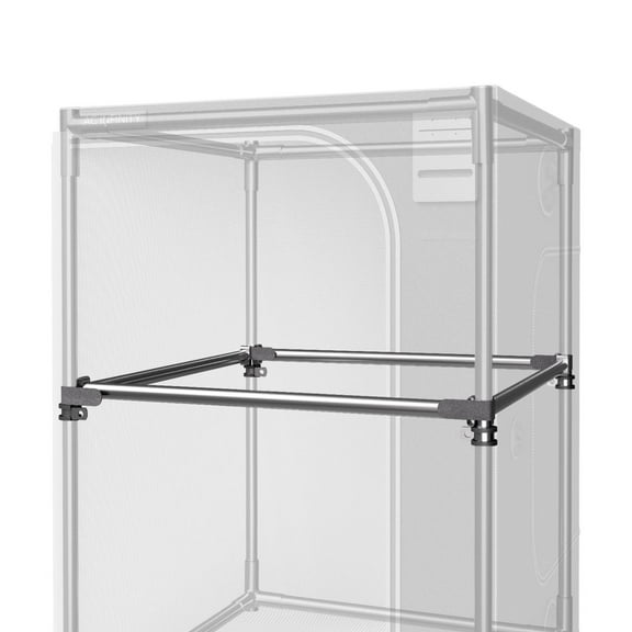 AC Infinity Heavy-Duty Grow Tent Mounting Bars 4x4', High Airflow CFM Kit Prevents Walls from Sucking In, Trellis and Supplemental Lights Mounting for All 4x4 Indoor Grow Tents