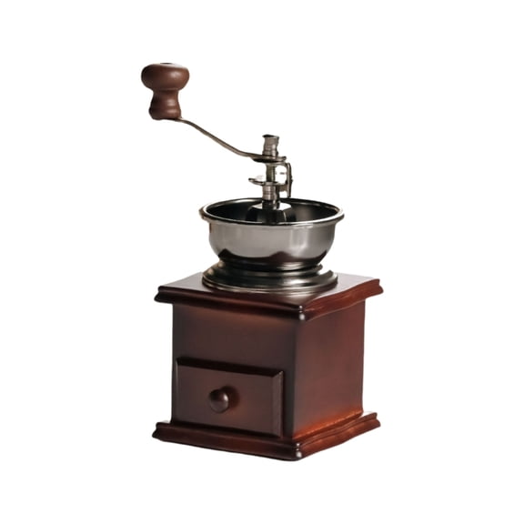 Elegant Espresso Machine with Adjustable Coarseness Space Saving Hand Operated Grinder Home Coffee Accessories