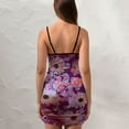 thumbnail image 4 of Ladies Elegant Sling Sleeveless Sexy Dress flowers, 4 of 6