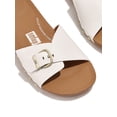 thumbnail image 5 of Fitflop Women's Iqushion Adjustable Buckle Leather Slides, 5 of 6
