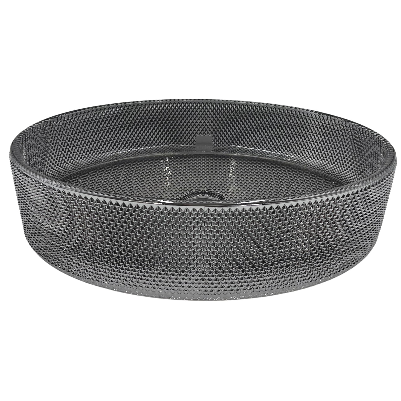 90210 Kitchen and Bath 20" Black Glass Oval Vessel Sink For Bathroom Vanity