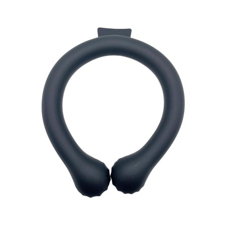 Neck Cooling Tube, Cold Ice Pack, Heat Dissipation, Hands Free Reusable Wearable Black .5x14cm