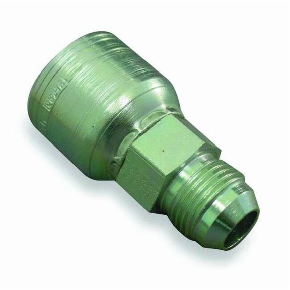 Eaton Aeroquip Crimp Fitting,1/4" I.D.,7/16",M,JIC 1AA4MJ4