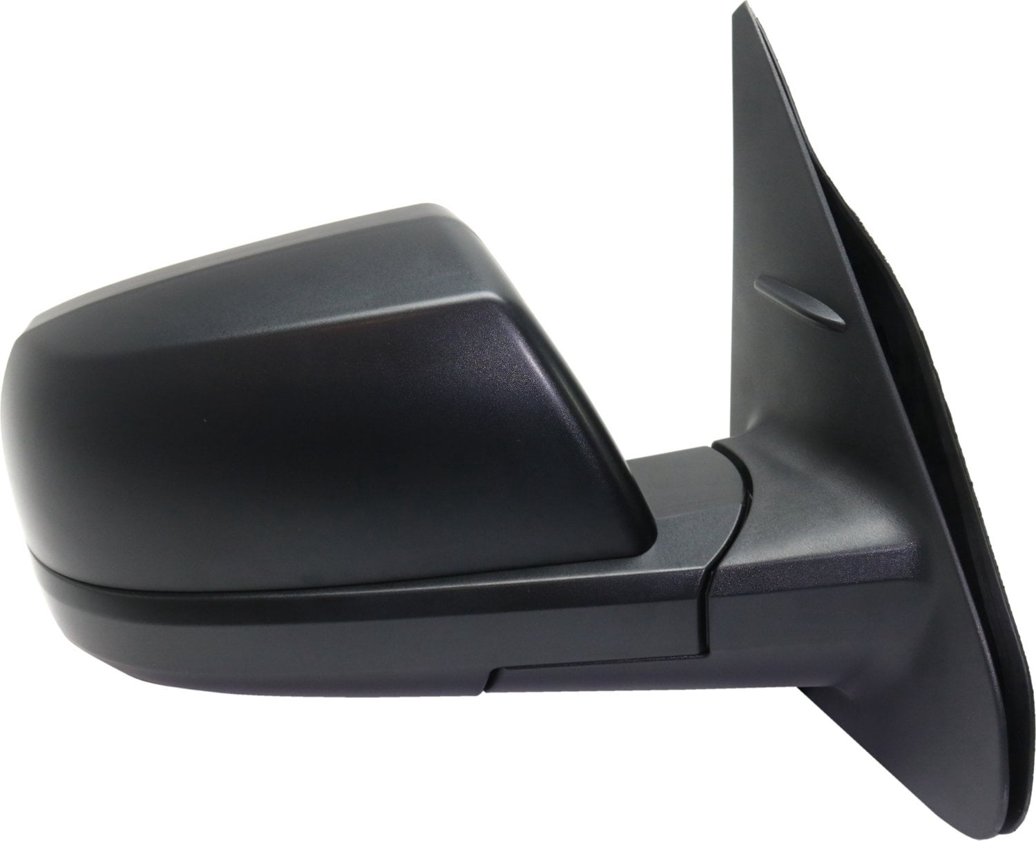 Mirror Compatible With 2014-2018 Toyota Tundra Right Passenger Side Heated w/ Blind Spot Detection in Glass Textured Black Kool-Vue