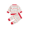thumbnail image 3 of FOCUSNORM Christmas Deer & Snowflake Print Long Sleeve Sweatshirt + Trousers, 3 of 7