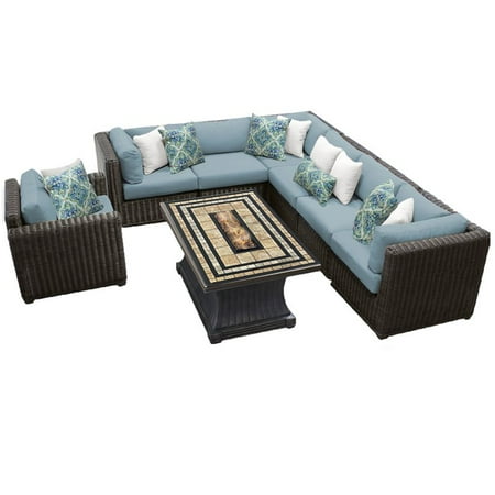 Venice 8 Piece Outdoor Wicker Patio Furniture Set 08e