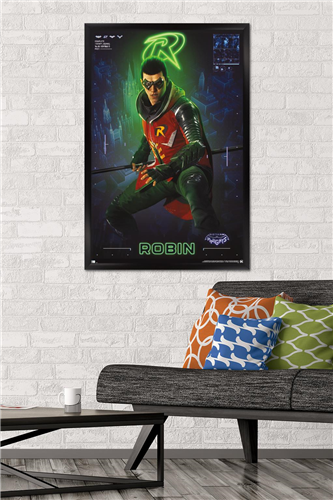 DC Comics Gotham Knights - Robin Wall Poster, 22.375" x 34" Framed