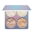 thumbnail image 1 of Four Color High Gloss Baking Powder Makeup To Enhance Silhouette Contouring Powder Eye Shadow Shimmer Glitter Highlight Powder For Facial Contours Cheek Makeup, 1 of 4