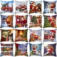 thumbnail image 4 of Funda de cojín navideña Feliz Navidad Decoraciones para el hogar 2023 Adornos navideños Regalos navideños Feliz año nuevo 2024, 4 of 5