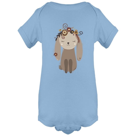 Cute Beige Rabbit Bodysuit Infant -Image by Shutterstock, Newborn