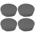 thumbnail image 6 of Wekvgz 4 Pcs Elastic Bar Stool Cover Fits 11 to 18 Inches Chair Washable Polyester Round Stool Cover for Home Cafe Office Restaurant, 6 of 15