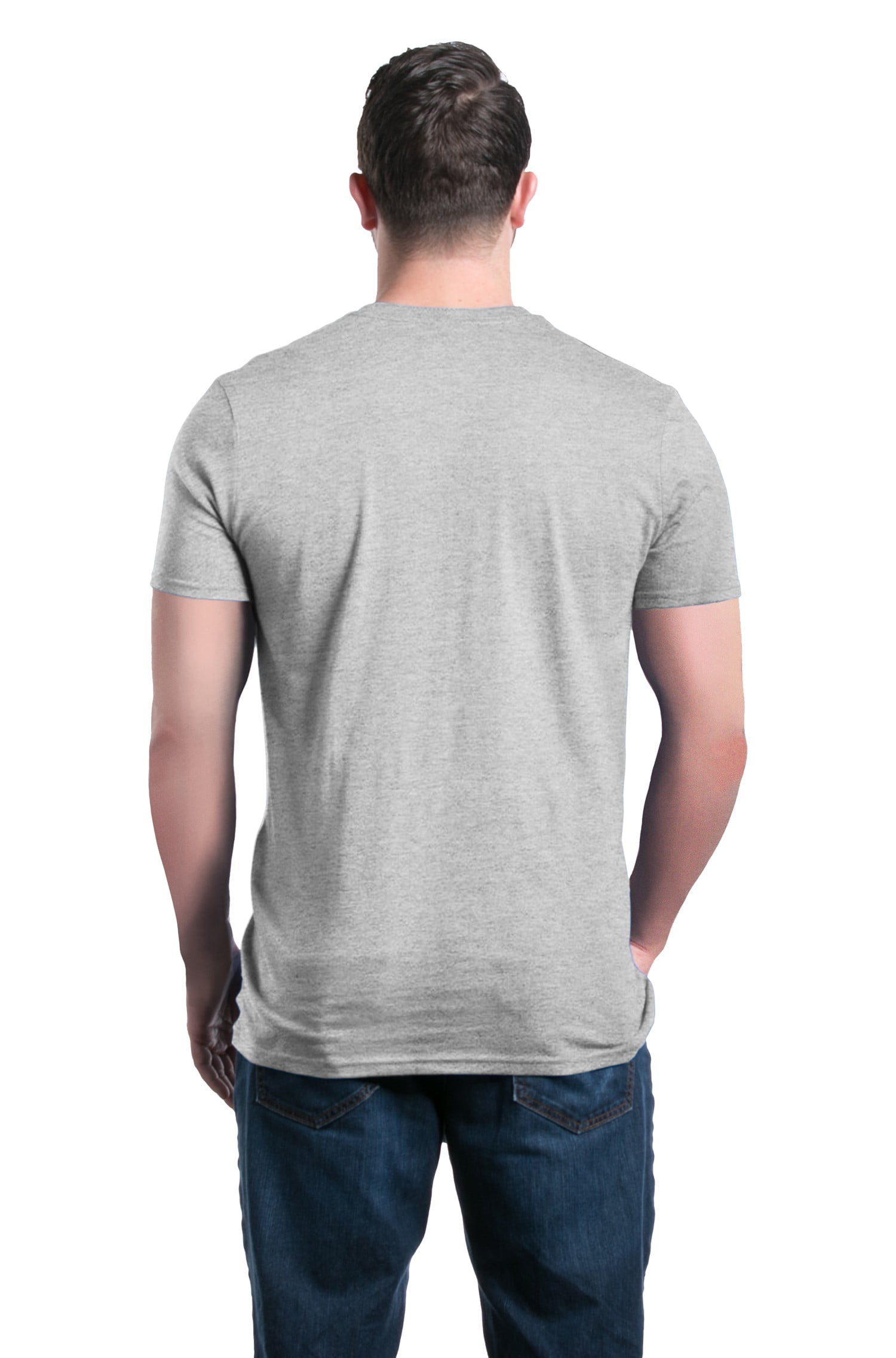 Shop4Ever Men's Pocket Size Puzzle Heart Autism Awareness Support Graphic T-shirt XXXXX-Large Sports Grey