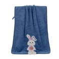 thumbnail image 7 of Easter Bunny Embroidered Hand Towel, Ultrasoft Quick-Absorbent Polyester Face Towel for Bathroom, Kitchen, and Holiday Decor, 7 of 7