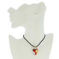 thumbnail image 3 of GlassOfVenice Murano Glass Heart Pendant - Red Gold and Silver, 3 of 4