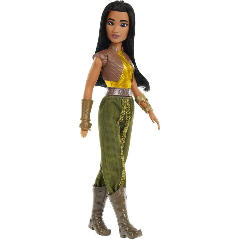 Disney Princess Raya Fashion Doll with Black Hair, Brown Eyes &  Accessories, Sparkling Look 