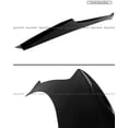 thumbnail image 2 of FITS 2017-2021 HONDA CIVIC HATCHBACK GLOSSY BLACK HIGH-KICK DUCKBILL TRUNK SPOILER, 2 of 4