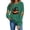 Army Green2, variant on Womens Long Sleeve Halloween Pumpkin Top Vintage Printed Casual Crewneck Sweatshirt Fall Pullover Sweatshirts