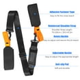 thumbnail image 3 of Ski Pole Carrying Strap Adjustable Ski Pole Shoulder Strap Skiboard Fixed Strap with Ant-Slip Pad, 3 of 7