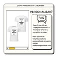 thumbnail image 2 of Playera Personalizada con Estampado Frontal y Trasero, Añade tu Texto/Foto/Logo/Diseño, 100% Algodón para Hombre, Impreso en México, Blanco, Talla Extra Grande (XL, 2XL, 3XL), 2 of 8