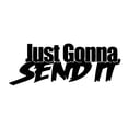 thumbnail image 1 of LEEYNEER Just Gonna Send It Funny Car Vehicle Body Window Reflective Decals Sticker Decor, 1 of 6