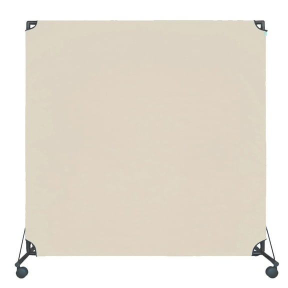 VP6 Rolling Room Partition. by Versare - 6'x6' Beige