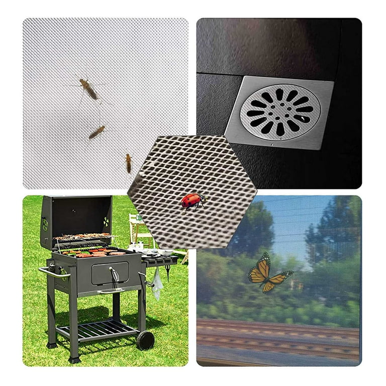 6 Pcs Stainless Steel Wire Mesh Sheets - 20 Mesh Rodent Proof Panels For Vents & Home Protection