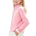 thumbnail image 3 of FAIWAD Boys Girls Warm Fleece Coat Zip up Collar Jacket Kids Soft Cozy Casual Daily Outerwear, 3 of 5
