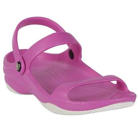 Kids' Dawgs Premium 3-Strap Sandals Hot Pink with White Size 11 ...
