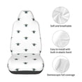 thumbnail image 4 of Daiia Hand Drawn Turtle Printed Car Seat Cover - Waterproof & Sweatproof - Universal Fit, Machine Washable, Non-Slip - Seat Protector for Car, Truck, SUV, Van (1 Pack), 4 of 5