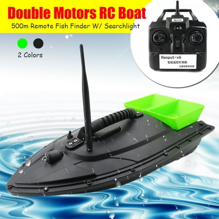 Flytec Fishing Bait 2.4G 4CH 5.4km/h RC Boat Double Motors 500m Remote Fish Finder W/