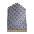 thumbnail image 2 of Lipstore Prayer Mat Prayer Rug Muslim Prayer Rug Thick Floor Carpet Prayer Carpet Mat for Gray, 2 of 8